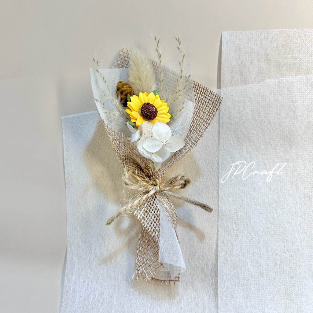 JPCraft🌻(FM15) ช่อดอกไม้จิ๋ว ช่อดอกไม้เเห้ง ช่อดอกทานตะวันจิ๋ว