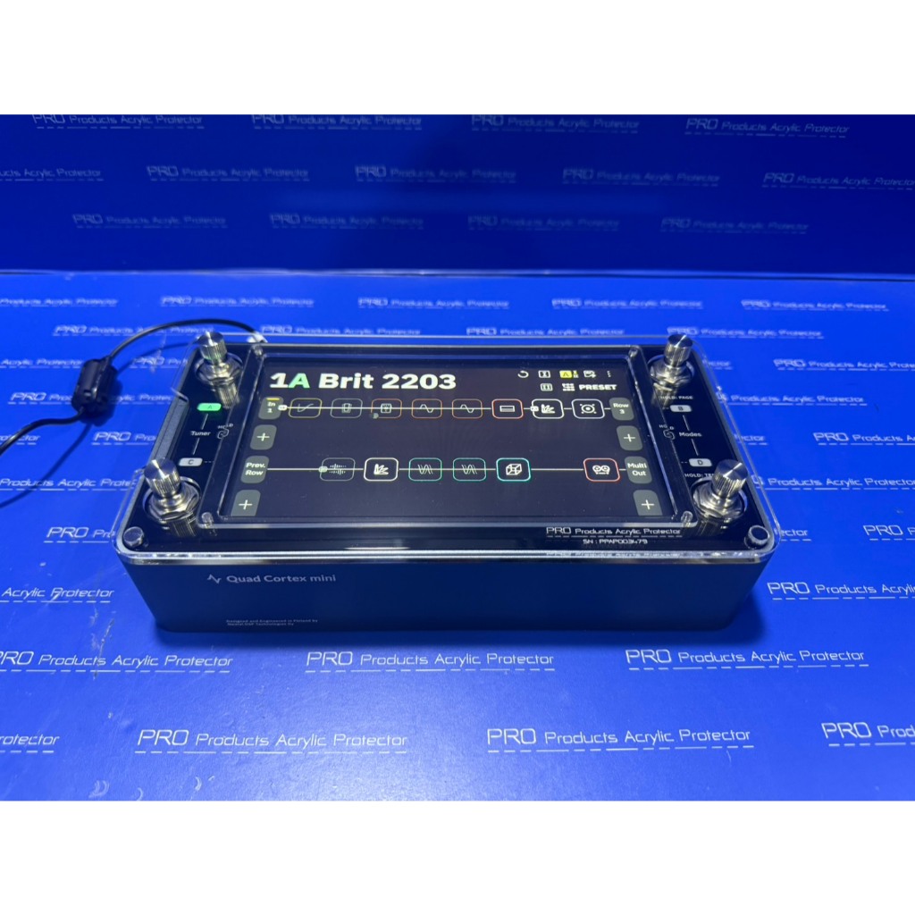 แผ่นอะคริลิค NEURAL DSP Quad Cortex Mini