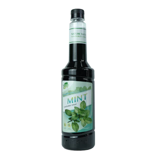 Nature Taste Mint Syrup น้ำเชื่อมไซรัป กลิ่นมิ้นต์ ตราเนเจอร์เทส ขนาด 800 ml.