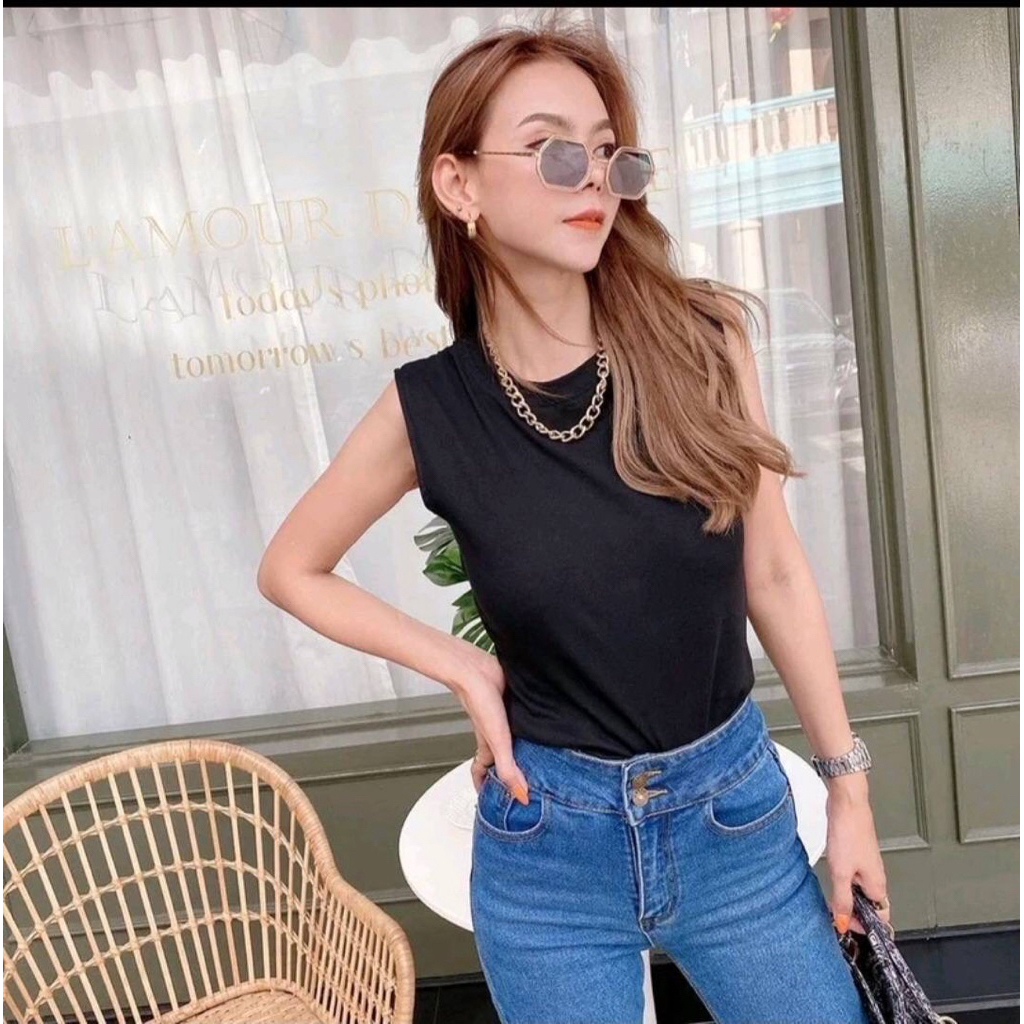 D001-D027เสื้อยืดแขนกุดกันโป๊🎀💕