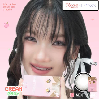 [ของแท้] Rozelens รุ่น Cream ครีม ขนาดบิ๊กอาย14.8 เลนส์ตาโต ตาแป๋ว
