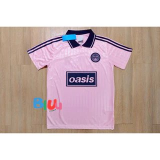 (S-4XL) เสื้อโปโลคอปก แนวสตรีท แฟชั่น 3 สี ดำ/ฟ้า/ชมพู "โอเอซิส Live 2025" เกรดพรีเมี่ยม พร้อมส่งในไทย