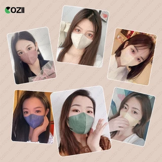 50/100 ชิ้น แมสหน้าเรียว 3D หน้ากากอนามัยแบบ 3D ทรงปีกผีเสื้อ พร้อมระบบระบายอากาศ ป้องกันรอบดวงตา แบบใช้ครั้งเดียว