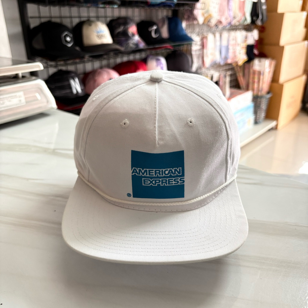 [ Rare Item! ] หมวกวินเทจ American Express 💳✨ สภาพเด็ด ทรงโคตรดี