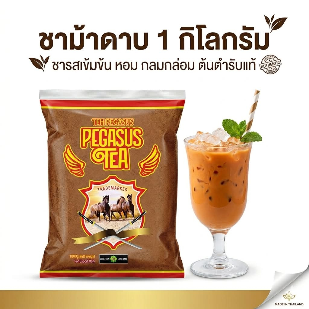 ชาม้าดาบ Pegasus Tea ชาชัก (1 kg.)