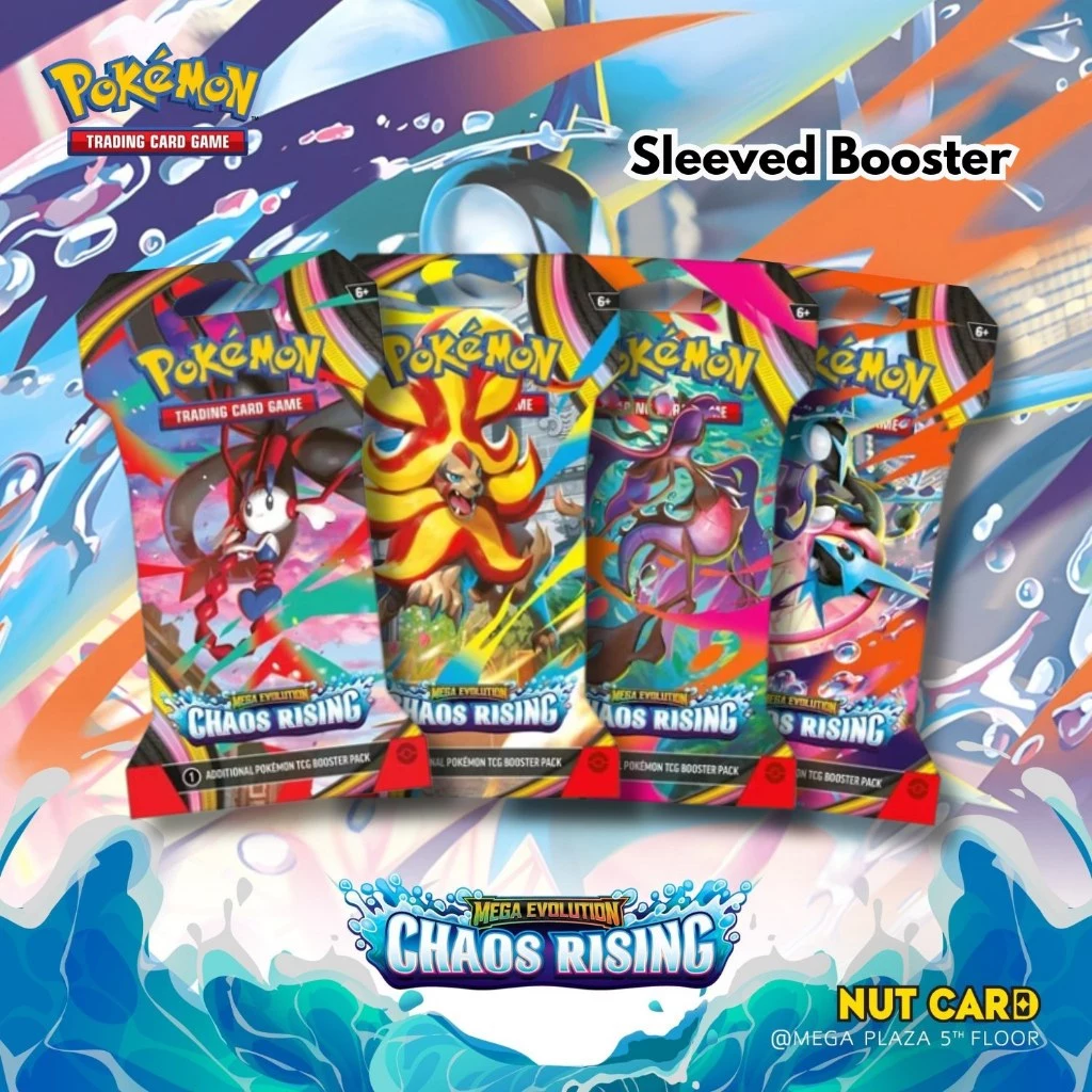 [Pokemon] ME4: Chaos Rising Sleeved Booster Pack (1ซอง)