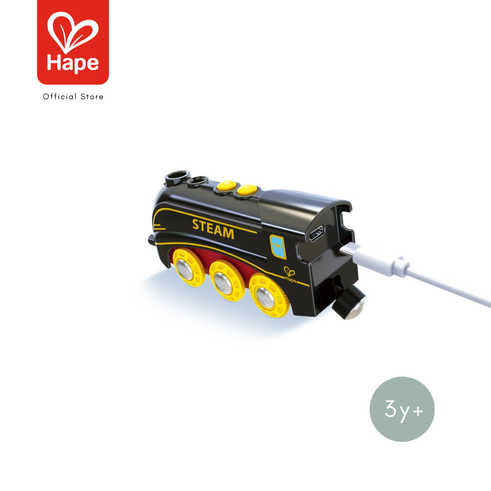 Hape Steam & Whistle Train Set ชุดรถไฟไอน้ำและนกหวีด รูปที่ 9
