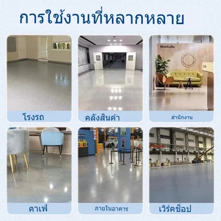 สีทาพื้นอีพ็อกซี่เรซินลายหินอ่อน มีส่วนผสมของอนุภาคทราย ไม่มีกลิ่น และไหลได้ดี สีทาพื้นเรซิน