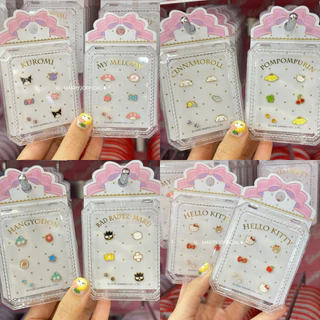 (พร้อมส่ง/ส่งไว💗) Sanrio Earrings & Necklace เซ็ทต่างหู / สร้อยคอ