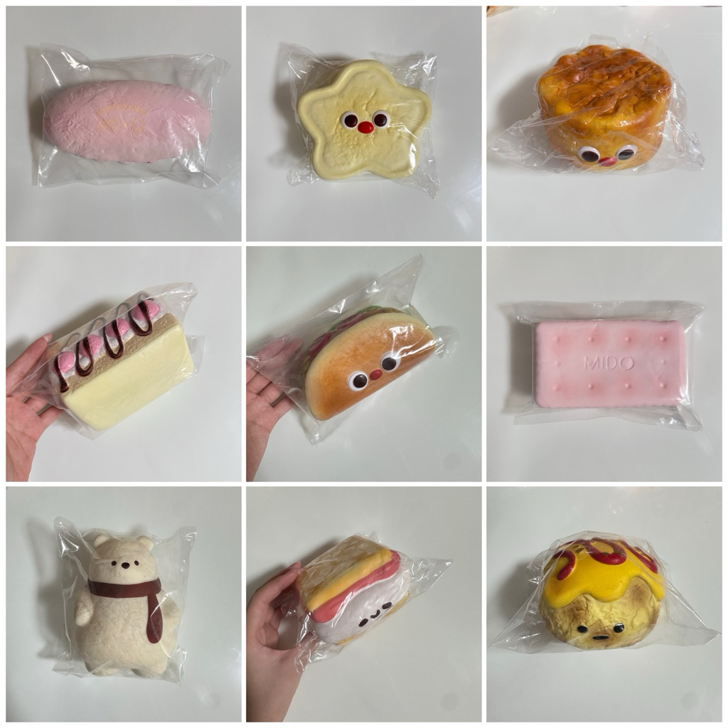 สกุชชี่แท้ (squishy) พร้อมส่ง 🎀 เนื้อดี นุ่มสโลว์ ✨