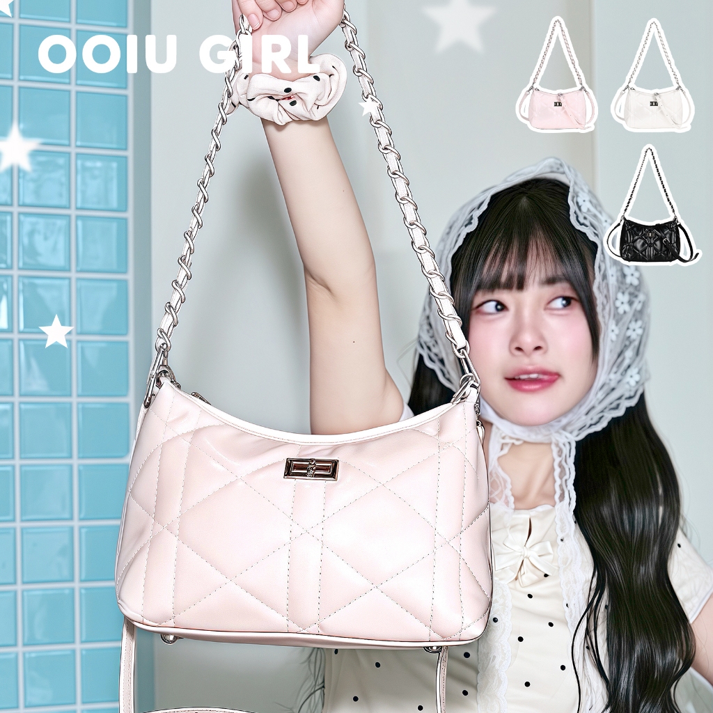 OOIU Bag Iris Bag กระเป๋าสะพายไหล่ กระเป๋าถือ คอสบอดี้ รุ่นไอริส OOIU