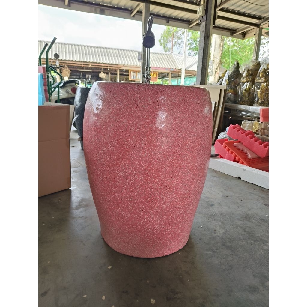 อ่างล้างมืองานปูนปั้นสีลายหินอ่อนทนแดดทนฝน สูง 70 ชม กว้าง 50 ชม..