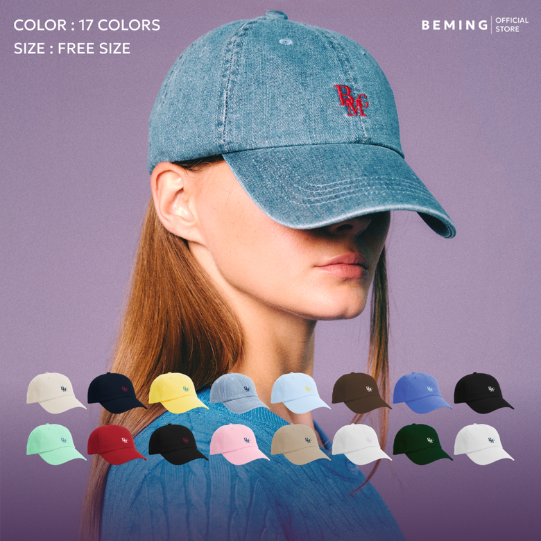 Bemingcap001-BEMING Cap – หมวกแก๊ปเรียบเท่ ใส่ได้ทุกวัน