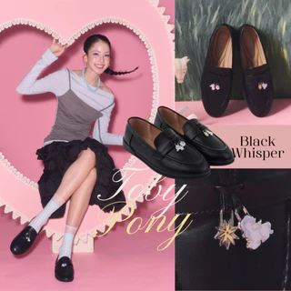 Minx รุ่น Toby pony รองเท้าโลฟเฟอร์หนัง พื้นบุฟองน้ำนุ่ม ประดับชาร์มโพนี่