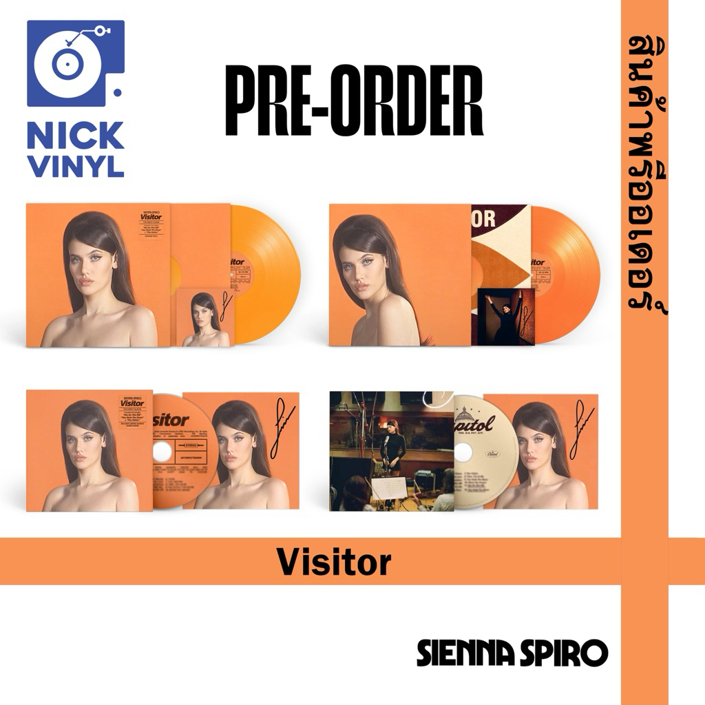 พรีออเดอร์ - แผ่นเสียง SIENNA SPIRO: Visitor