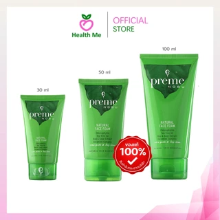 Preme Nobu Natural Face Foam 30g. /50g. /100g. โฟมล้างหน้า ลดสาเหตุการเกิดสิว