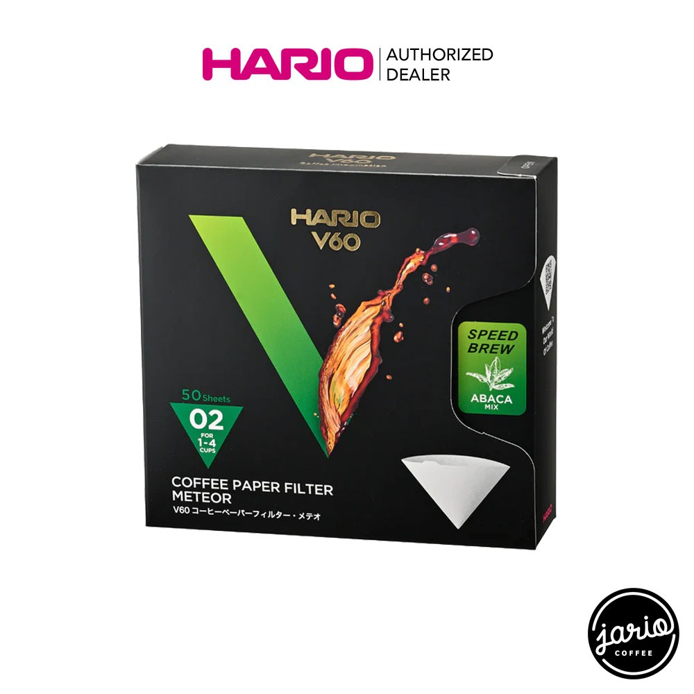 JARIO x HARIO กระดาษกรองกาแฟ HARIO V60 Meteor (แท้จากญี่ปุ่น) 50 แผ่น Paper Coffee Filter Meteor