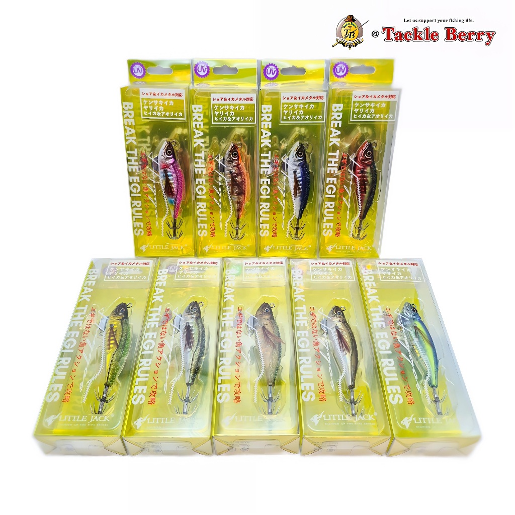 LITTLE JACK  BREAK THE EGI RULES 65 mm.  9 g. / โยตกหมึกญี่ปุ่นแท้ 100%