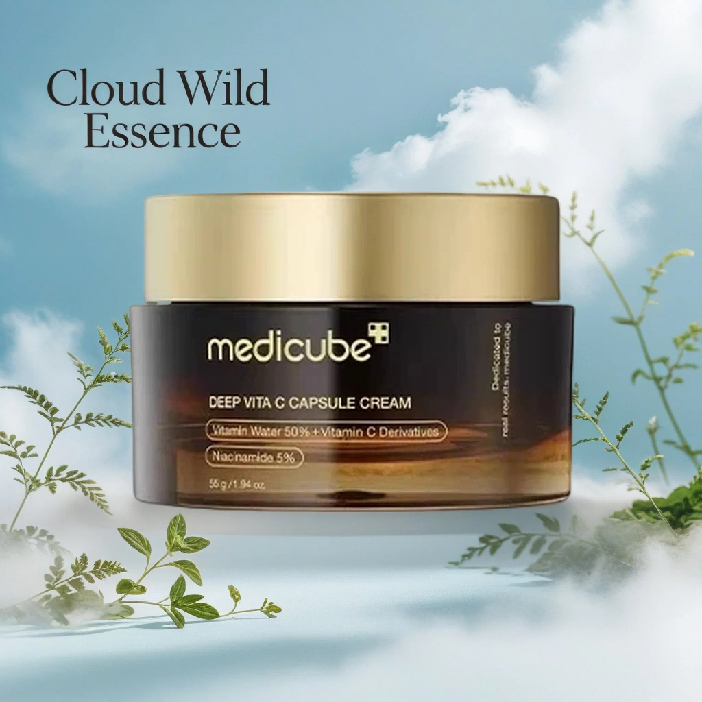 Best‑Selling Medicube Deep‑Effect VC Capsule Cream, 50%‑VC‑Water‑5%‑Niacinamide Anti‑Aging Skin‑Tone