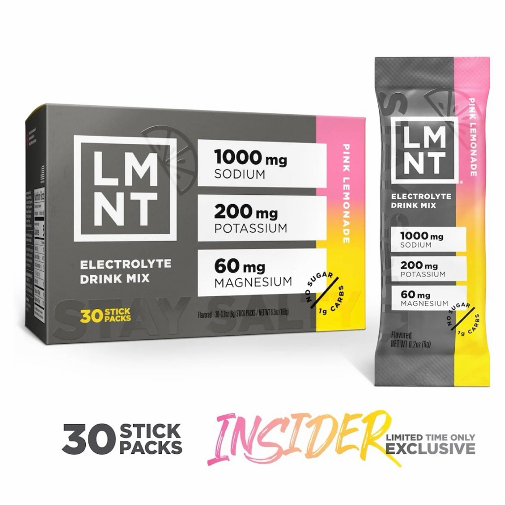 (พร้อมส่งจากไทย) LMNT Zero-Sugar Electrolytes 30 pack