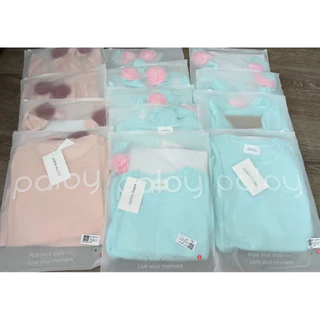 [พร้อมส่ง] Paloy - PL2360 Camellia Top เสื้อแขนยาว ของใหม่ ทรงเข้ารูป ปลายแขนแต่งดอกคาเมลเลีย