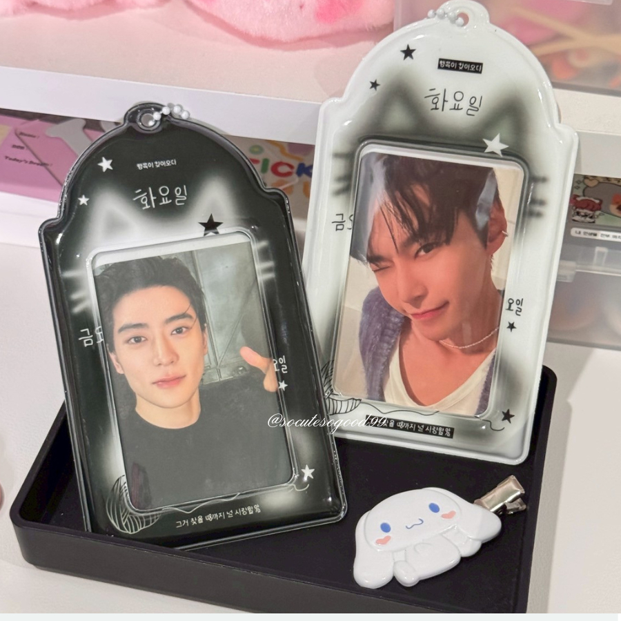 Cat Ears PhotoCard Holder เฟรมการ์ด รูปทรงหูแมว K-POP
