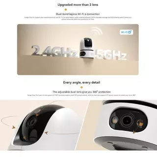 IMOU RANGER DUAL PRO 6MP/10MP กล้องวงจรปิด ภายใน สองเลนส์ในตัวเดียว ภาพสีตลอด24ชม ประกัน 2ปี