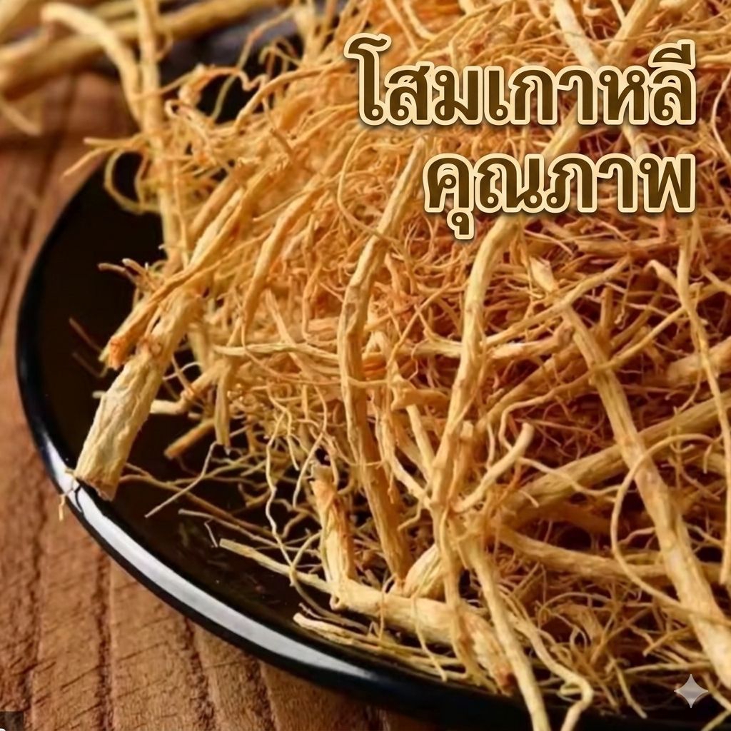 ราก โสม แห้ง สมุนไพร โสมเกาหลี [โสมใหม่] คัด อย่างดี 50กรัม ราคาถูก Shopee Lazada