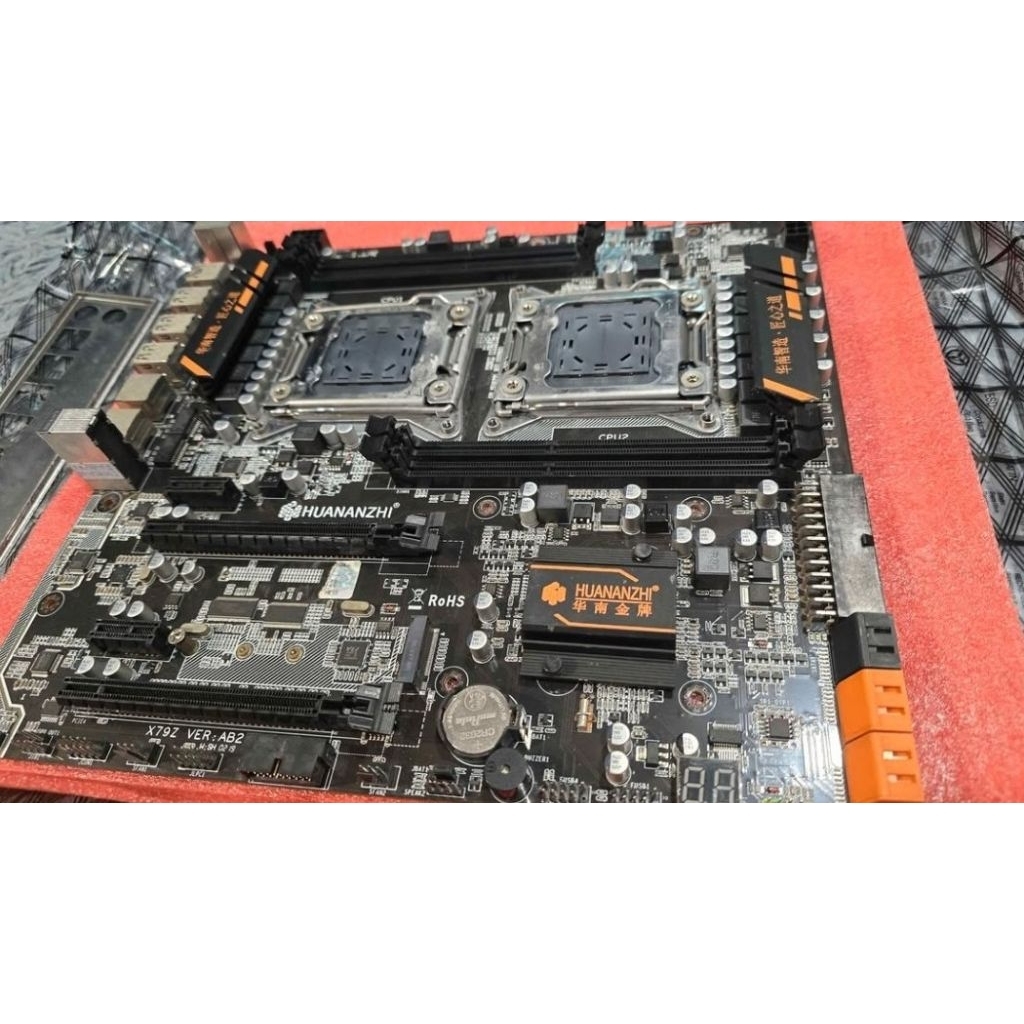 เมนบอร์ด Huananzhi X79 Dual CPU มือสองมีตำหนิ