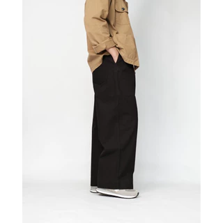 Baggy Pants V.3 | Cotton Premium กางเกงขากระบอกใหญ่ ผ้าคอตตอนเนื้อกำลังดี เอวยืด ขาพับ 2 นิ้ว สไตล์ญี่ปุ่น