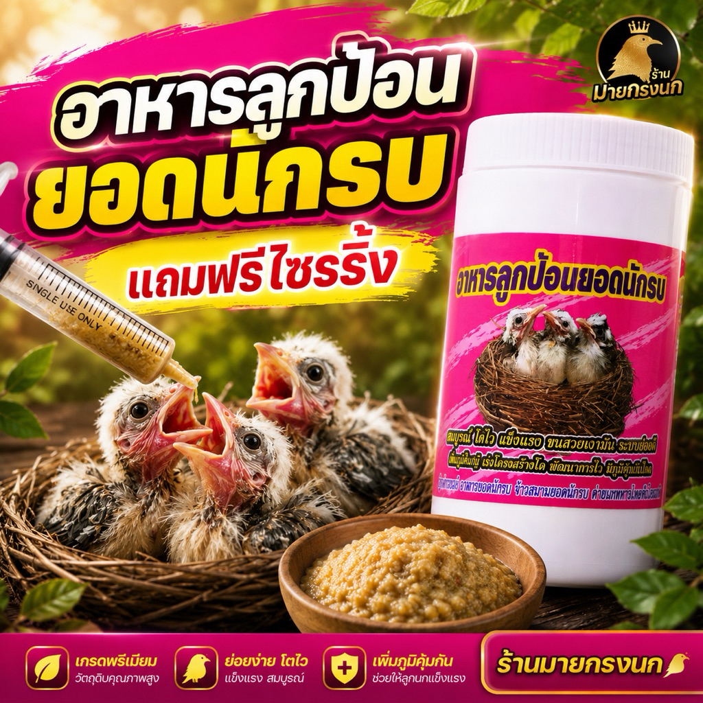 อาหารลูกป้อน ยอดนักรบ🩷