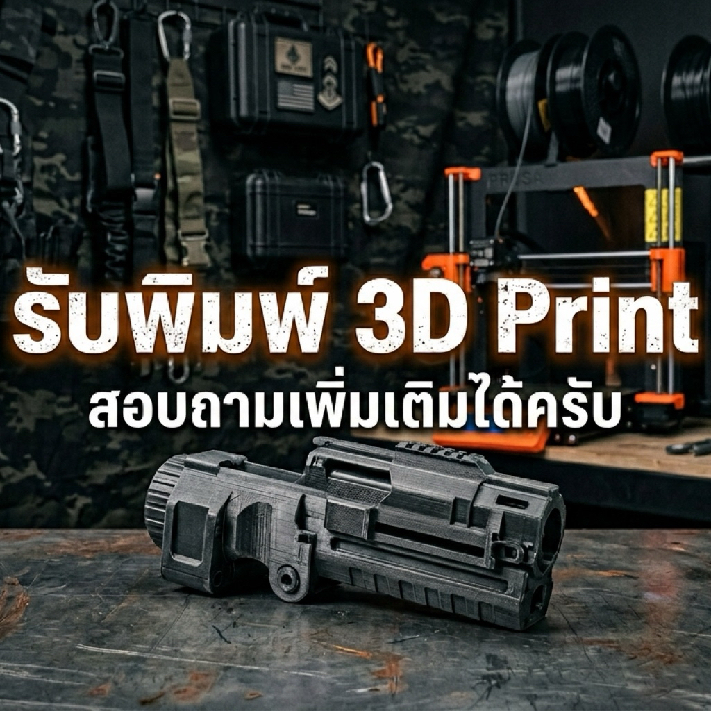 🆕 บริการพิมพ์ 3มิติ รับพิมพ์ 3D Print ตามแบบที่คุณต้องการ