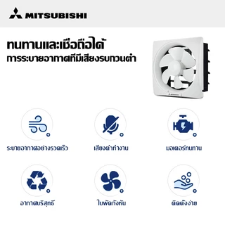 พัดลมระบายอากาศ รับประกันมอเตอร์ 3 ปี พัดลมดูดอากาศแบบติดผนัง （จัดส่งภายใน 24 ชั่วโมง）