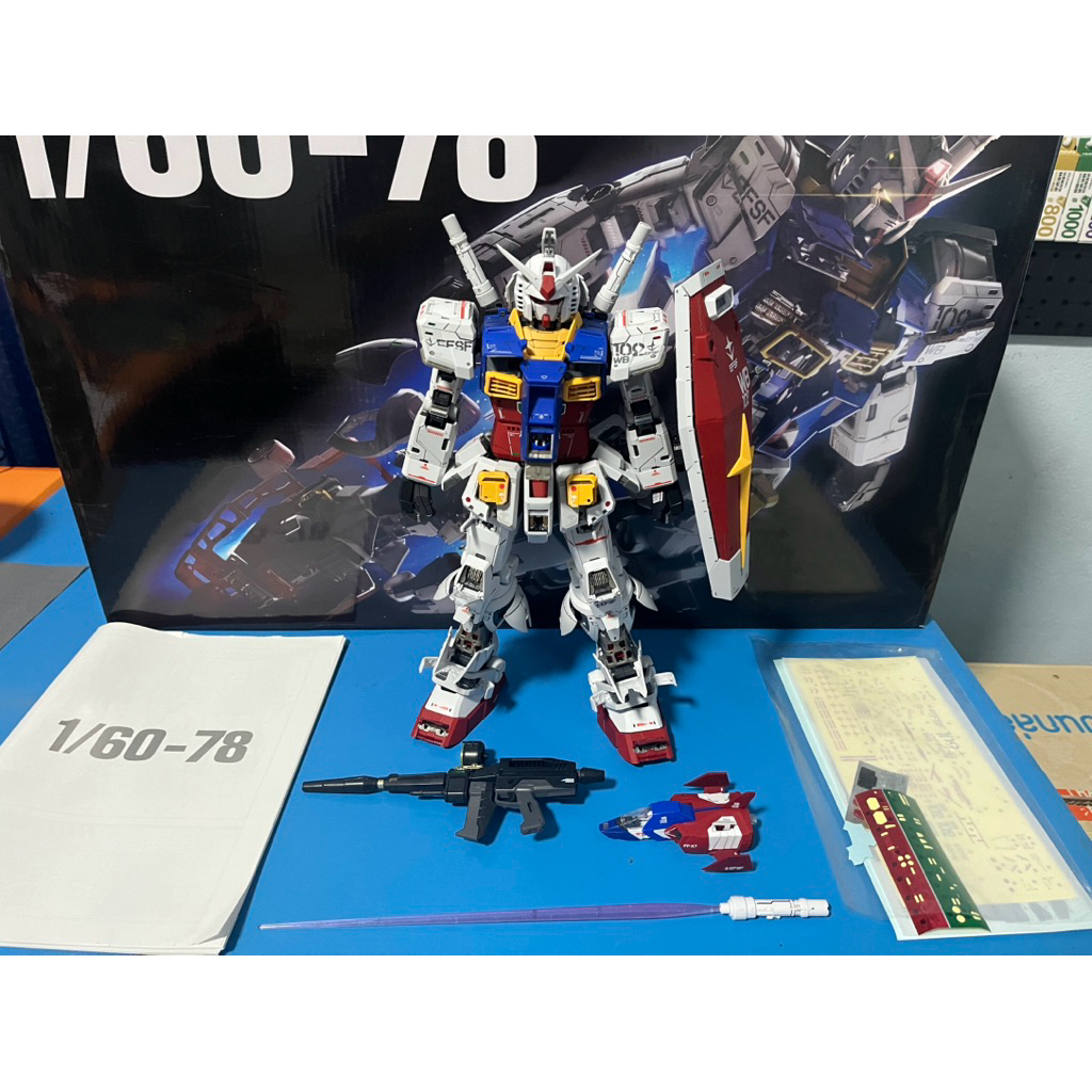 PG 1/60 Rx 78-2 Unleashed Daban งานประกอบ มือสอง!