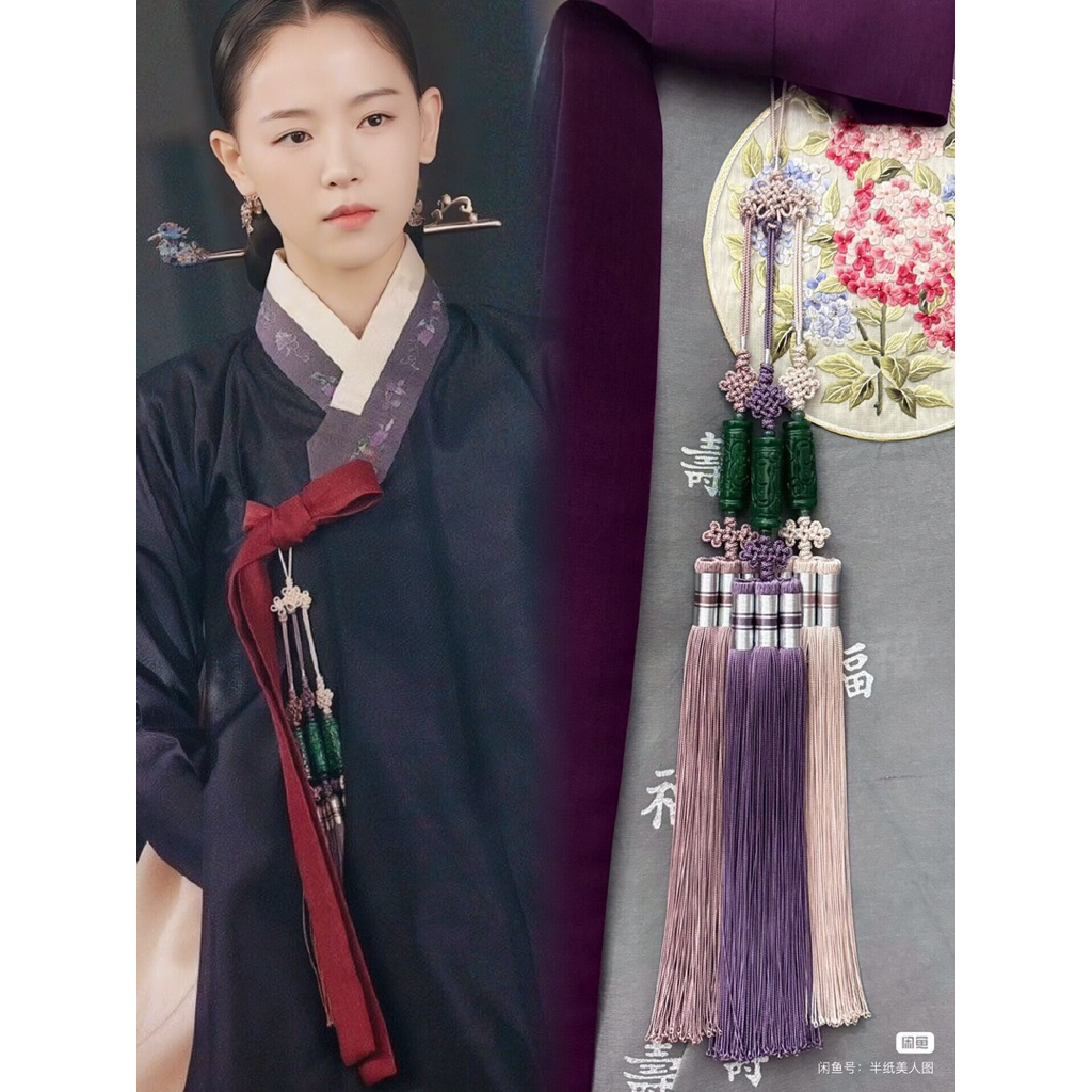 พรีออเดอร์ รอนำเข้า พู่ห้อยหยก Norigae พู่ห้อยเกาหลีโบราณ