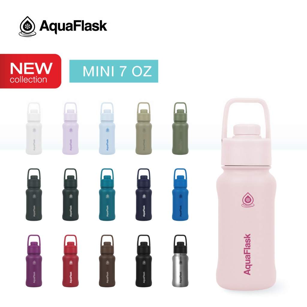 AquaFlask Mini 7oz Collection - กระบอกน้ำเก็บความเย็น 7ออนซ์ ขนาดเล็ก