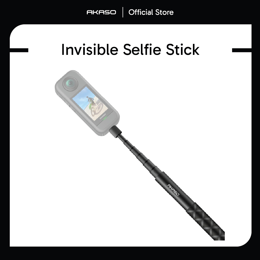 AKASO Invisible Selfie Stick 120cm ไม้เซลฟี่สำหรับกล้อง 360 Action Camera