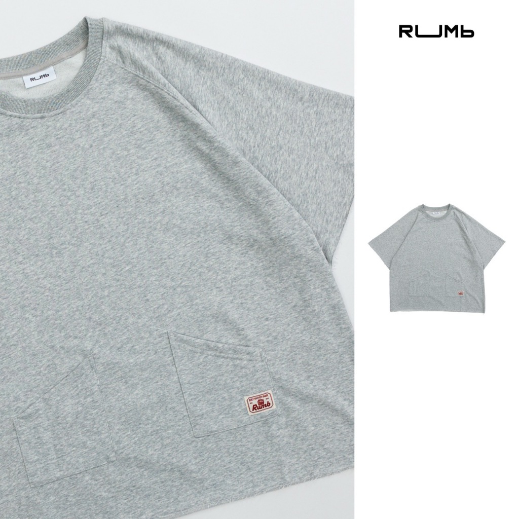 RUMb - เสื้อยืด Oversize รุ่น FUNCTIONAL POCKET TEE - Col. REBORN