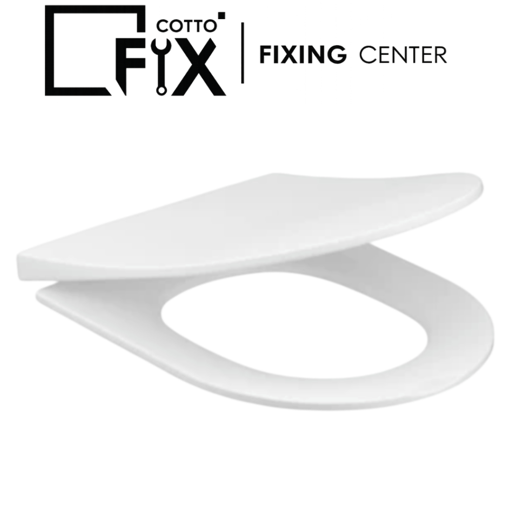 COTTO รุ่น C91102 ฝารองนั่งชักโครก Elongate Soft Close (พร้อมคู่มือ + น็อตยึดฝา)