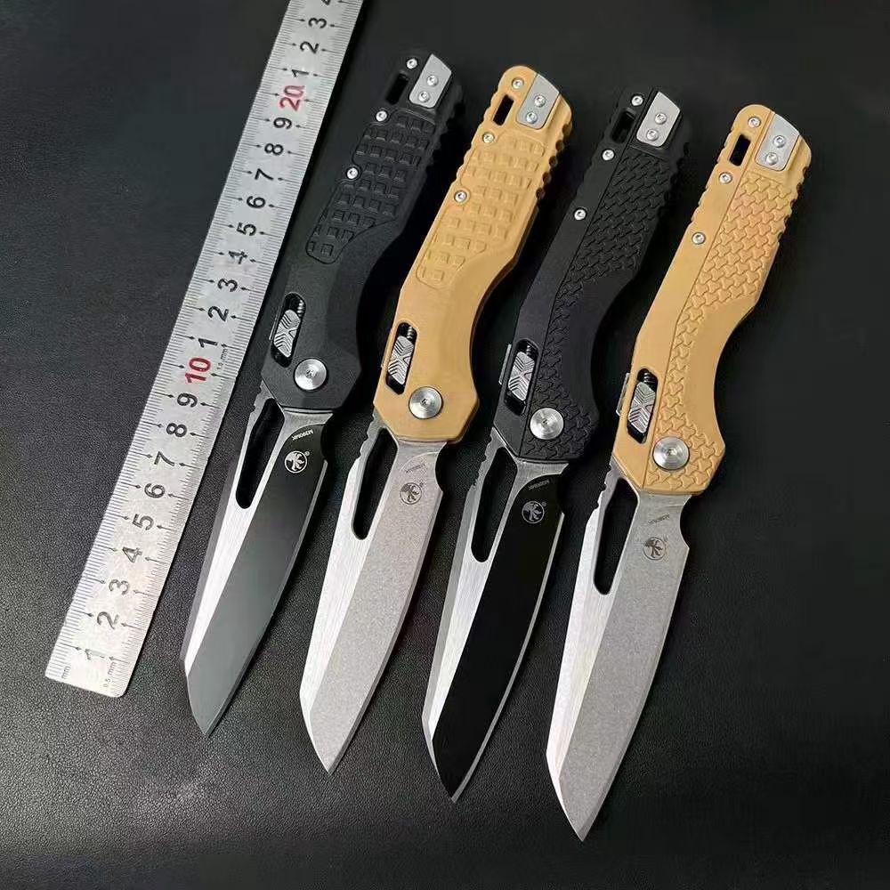 Microtech - แบริ่ง MSI มีดพับ ความแข็ง: 58HRC วัสดุก้าน: เส้นใยไนลอน