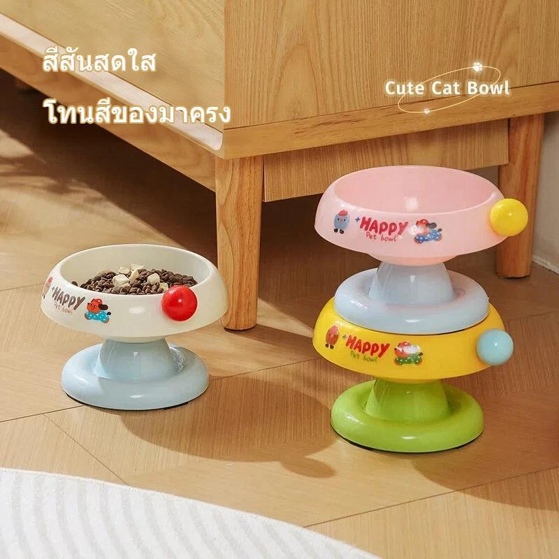 ชามแมว, ชามอาหารแมว, ชามอาหาร, ชามน้ำ, ช่วยปกป้องกระดูกสันหลังส่วนคอ, ชามอาหารแมว, ชามสุนัขสแตนเลส, พลิกคว่ำง่าย, ชามสัต