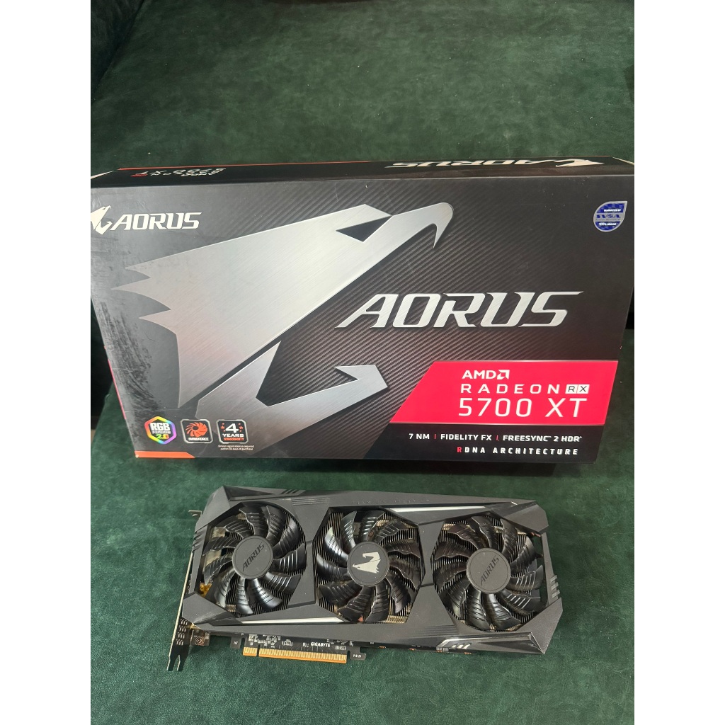 Aorus 5700xt 8gb มือสองมีกล่อง