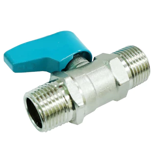 SANWA สต๊อปวาล์ว มินิบอลวาล์ว ซันวา 2 ทาง (ผผ.) 1/2 นิ้ว (4หุน) ซันวา Mini Ball Valve (MALE/MALE)