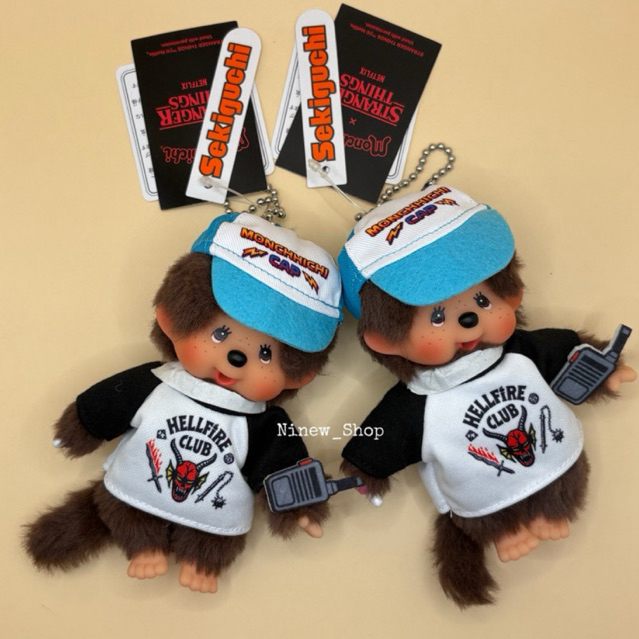 🔥พร้อมส่ง🔥Monchhichi X Stranger Thing🖤❤️