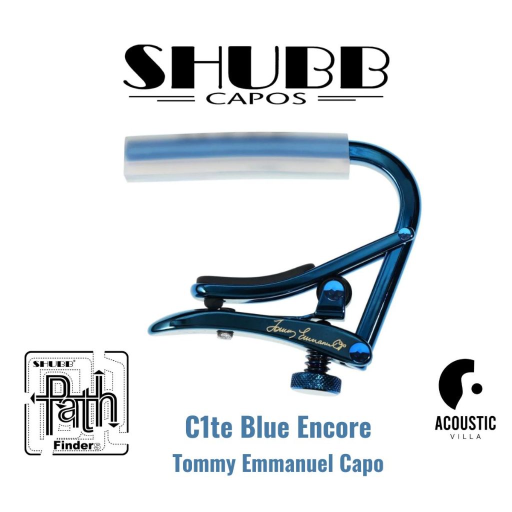 Shubb Capo C1te Tommy Emmanuel Blue Encore Artist Capo