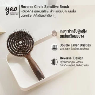 [ของแท้ราคาดี มีส่งทันที!!] YAO Moving Brush หวีไนลอนสางผมพันกัน หลากหลายขนาดสำหรับทุกความยาวของผม