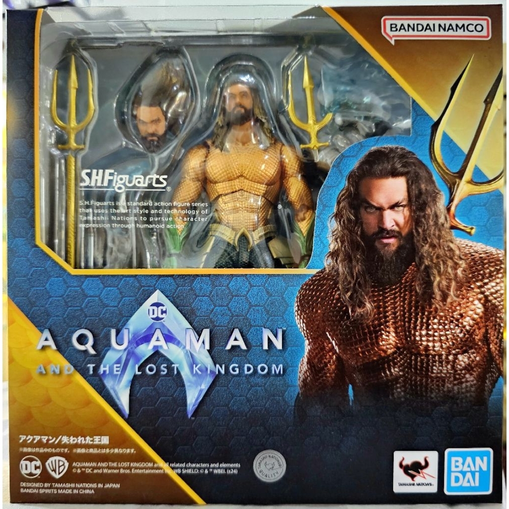 [พร้อมส่ง/มือ 1] S.H.Figuarts Aquaman (Aquaman and the Lost Kingdom) 4573102665010