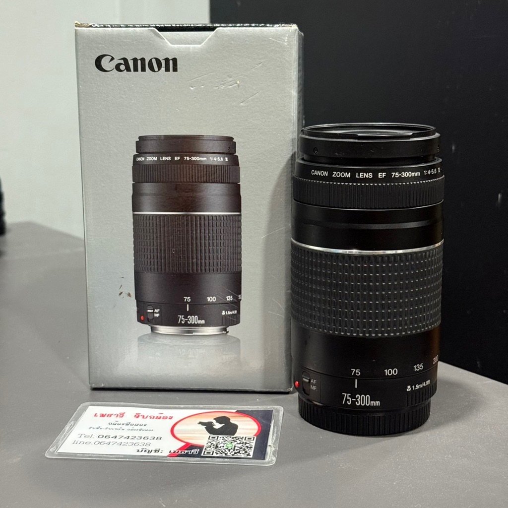 Canon EF 75-300 ใช้งานได้ปกติ