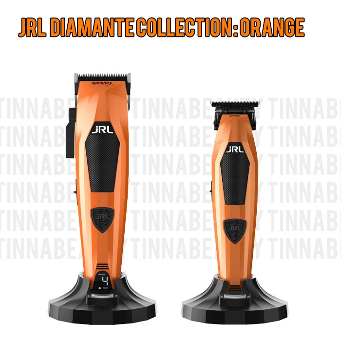 (ไม่มีโลโก้แลมโบ) JRL Diamante Collection: Clipper/Trimmer(แพ็คแยก) ORANGE (สีส้ม) ประกันศูนย์ไทย