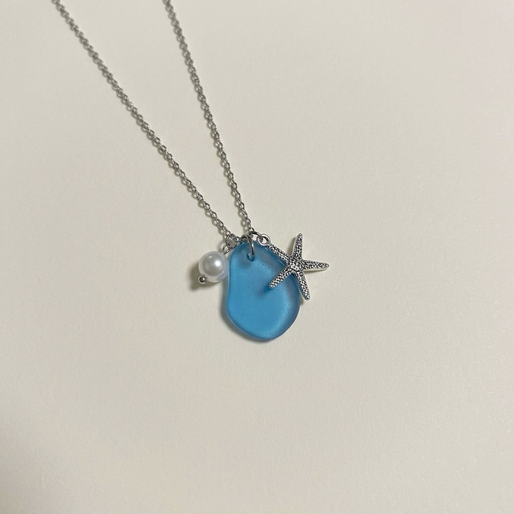 aisolovery seaglass สร้อยคอแก้วทะเล